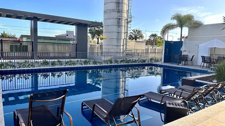 Apartment on Ponta de Campina beach / Balcony with sea view