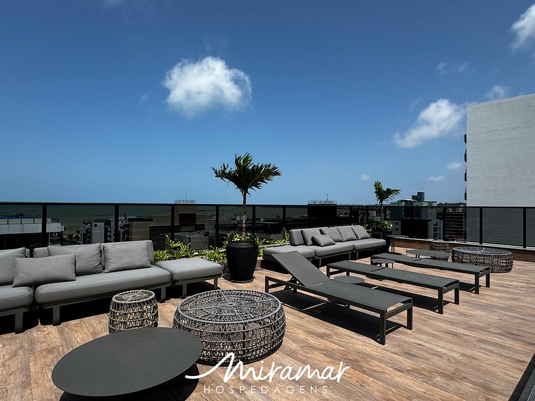 Sofisticado Flat no Way Tambaú - MH