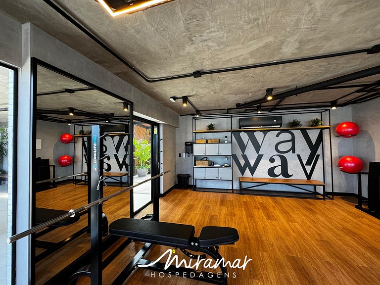 Sofisticado Flat no Way Tambaú - MH