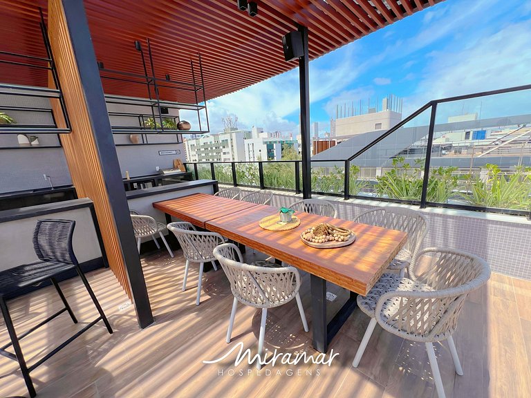 Flat aconchegante e moderno no Breeze.
