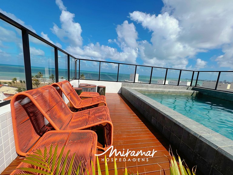 Flat com Jacuzzi no Get By Side