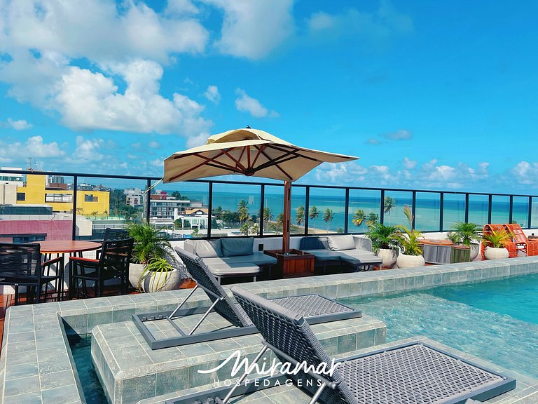 Flat Moderno Proximo a Praia no Get By Side