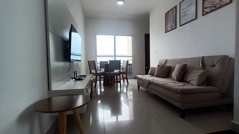 Apto com Varanda Vista Mar em Cabedelo
