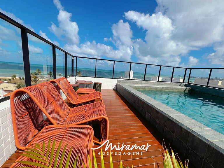 Sensacional flat no Get One com Jacuzzi