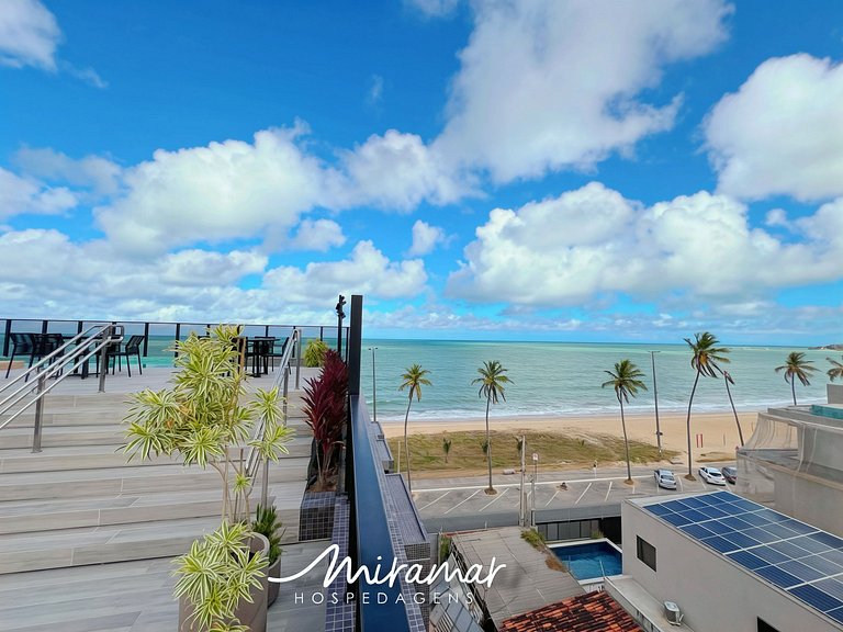 Flat com Terraço Beach Haus – Miramar Hospedagens