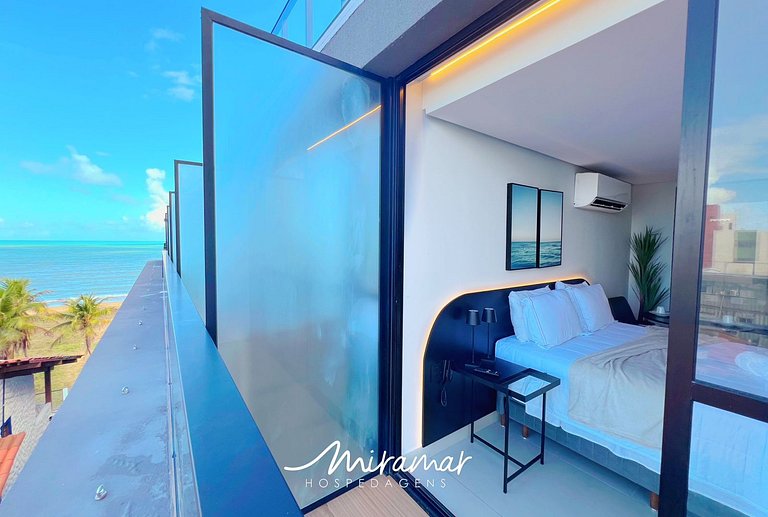 Flat Com Vista Mar no Jardim Oceania - MH