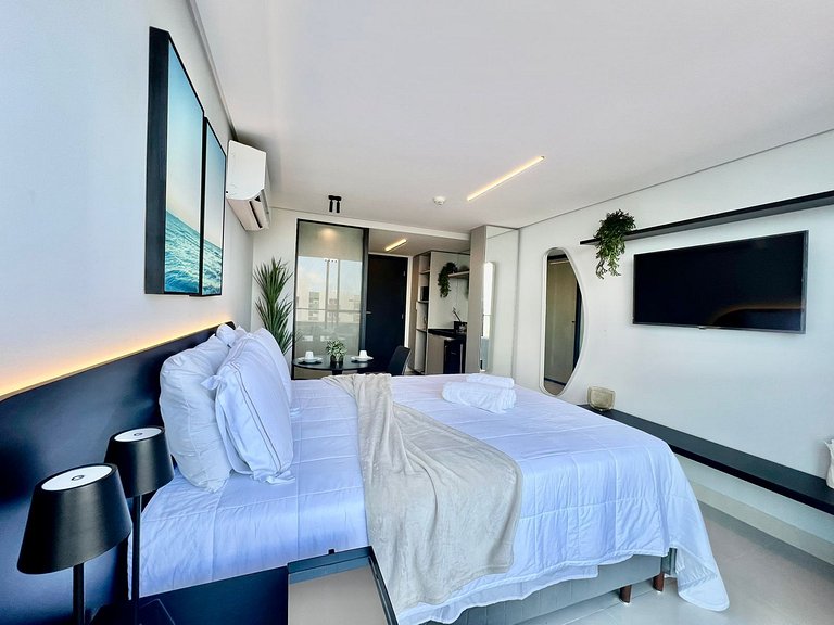 Flat Com Vista Mar no Jardim Oceania - MH