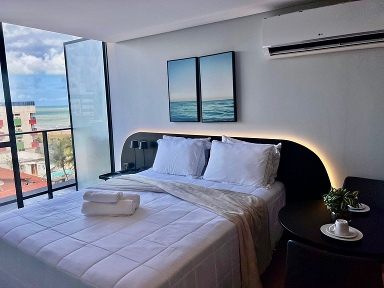 Flat Com Vista Mar no Jardim Oceania - MH