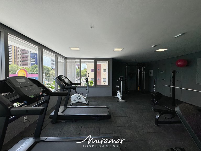 Flat p/ 2 pessoas em Manaíra-Miramar Hospedagens