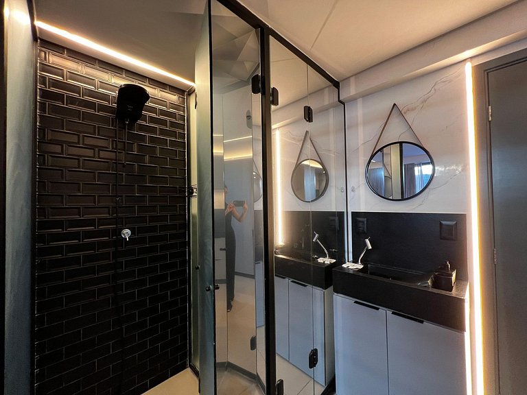 Sensacional flat no Get One com Jacuzzi