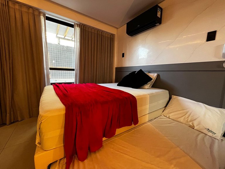 Sensacional flat no Get One com Jacuzzi