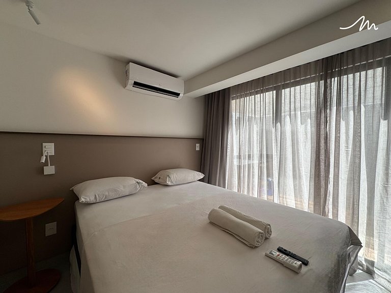 Flat c/ Terraço no Restinga- Miramar Hospedagens