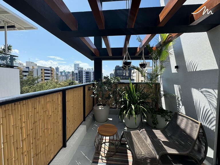 Flat c/ Terraço no Restinga- Miramar Hospedagens