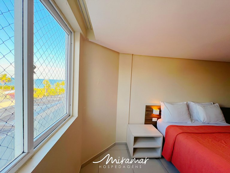Flat c/Vista Mar Lateral-Miramar Hospedagens