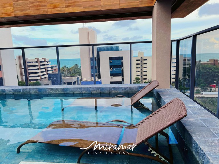 Apto c/ Varanda em Intermares-Miramar Hospedagens