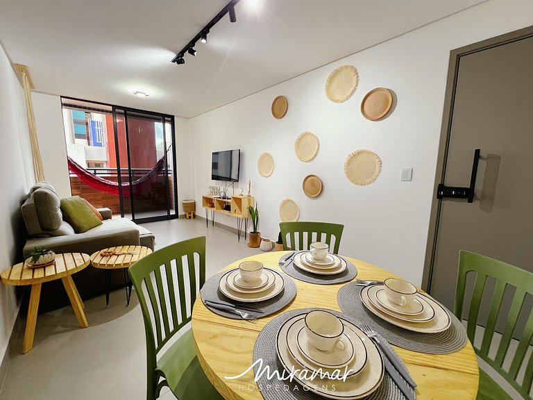 Apto c/ Varanda em Intermares-Miramar Hospedagens