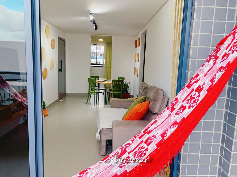 Apto c/ Varanda em Intermares-Miramar Hospedagens