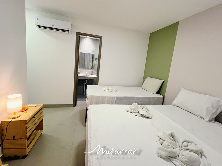 Apto c/ Varanda em Intermares-Miramar Hospedagens