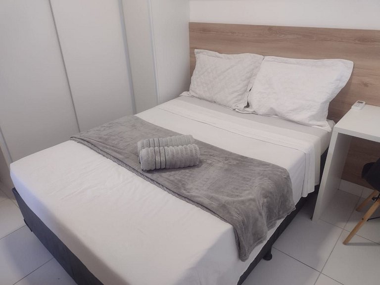 Apto com dois quartos em Ponta de Campina
