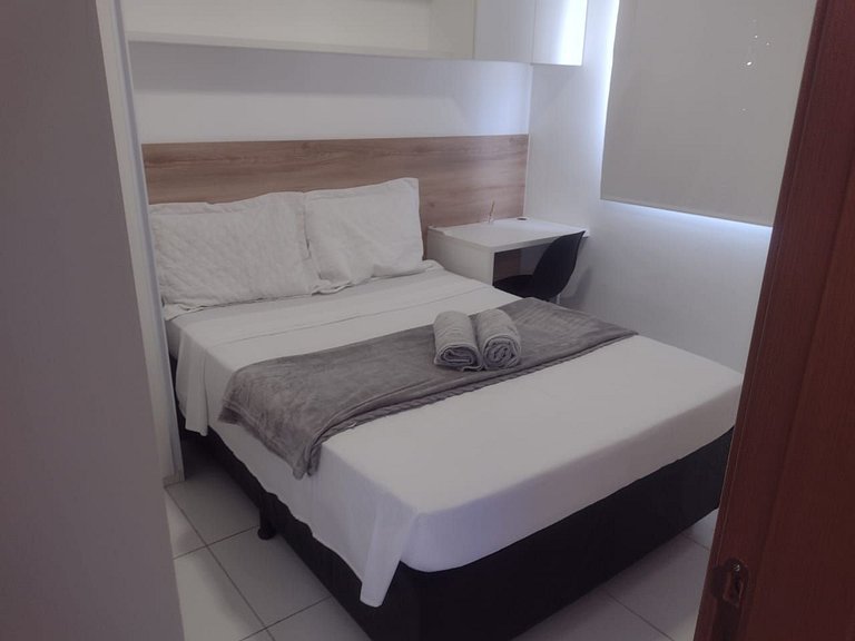 Apto com dois quartos em Ponta de Campina