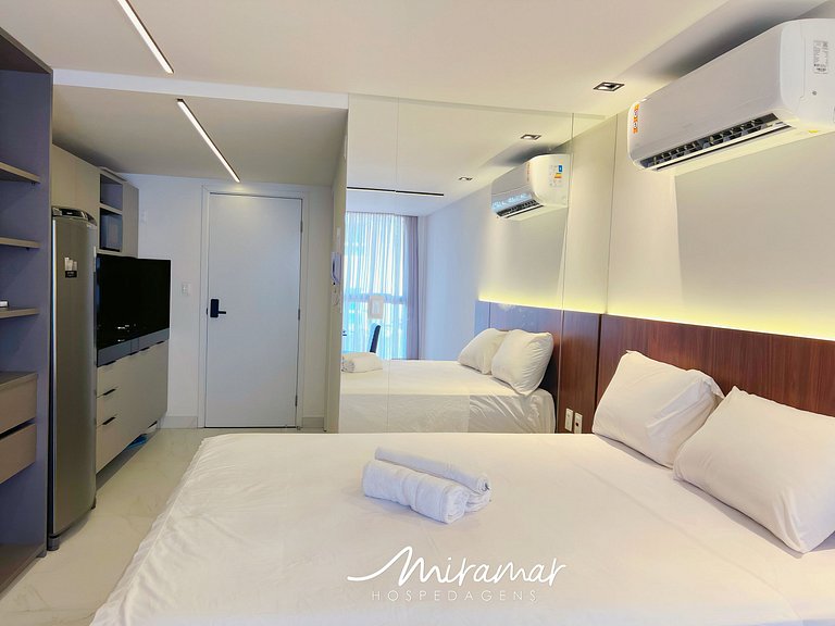 Sofisticado Flat no Unity - Miramar Hospedagens