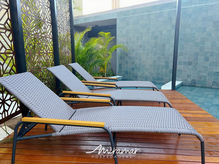 Maravilhoso Flat no Vert House Vista Piscina - MH
