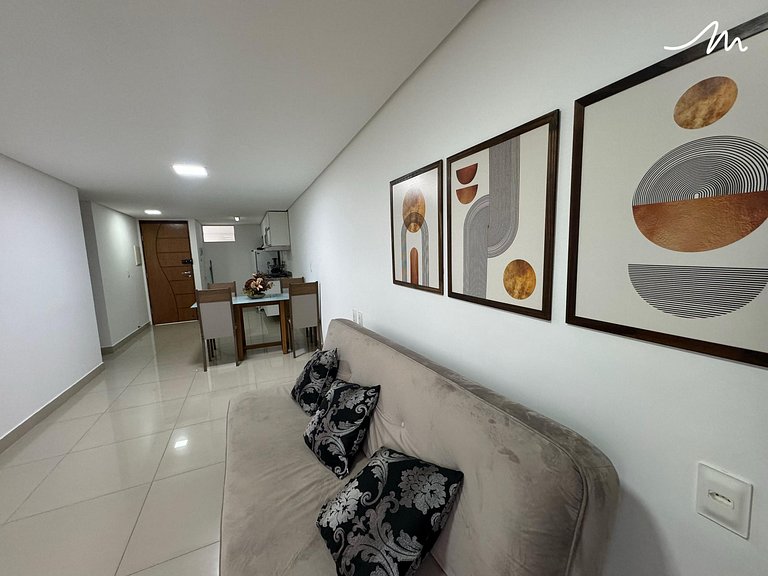 Ap confortável para 4 pessoas em Miramar - MH