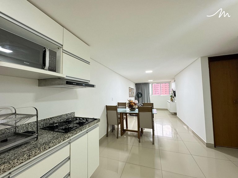 Ap confortável para 4 pessoas em Miramar - MH