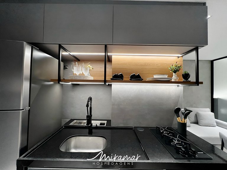 Elegante Flat p/3 pessoas - Bessa