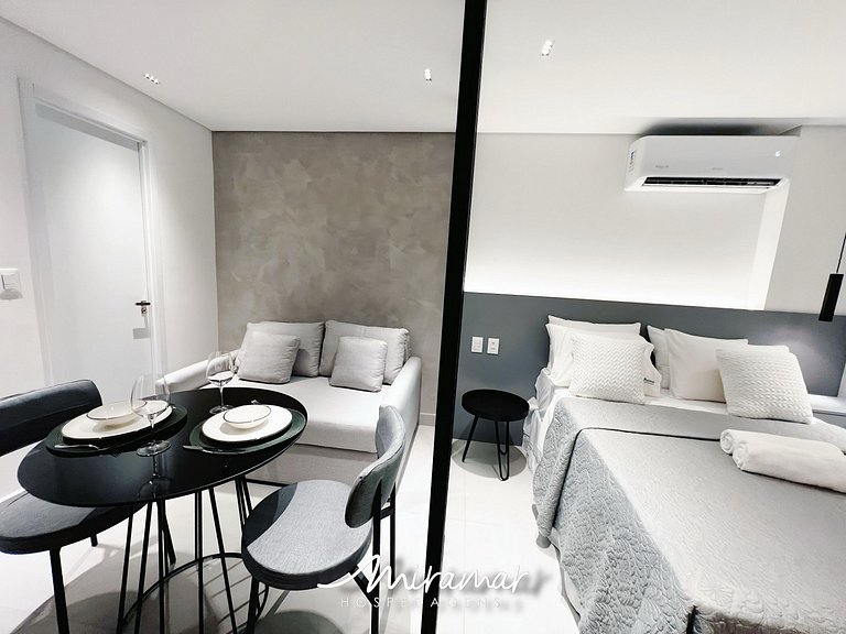 Elegante Flat p/3 pessoas - Bessa - MH