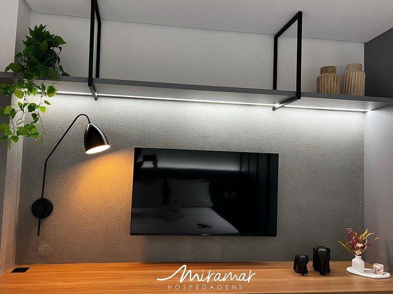 Elegante Flat p/3 pessoas - Bessa - MH