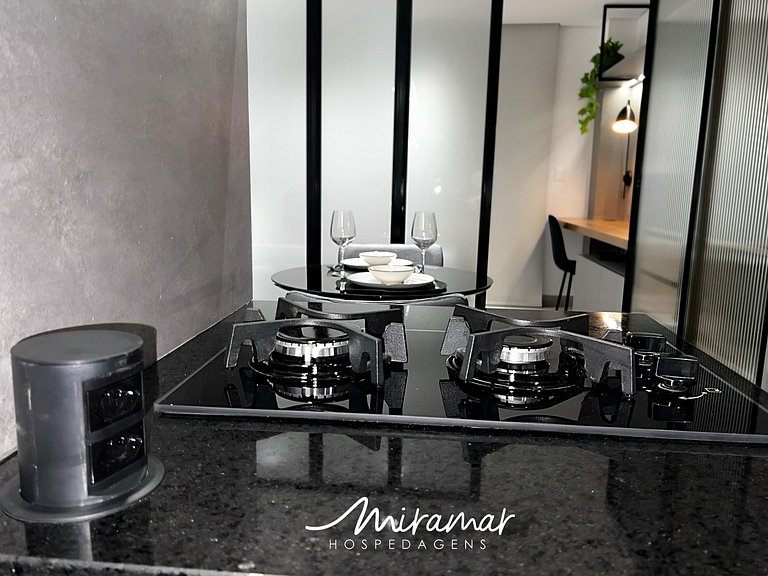 Elegante Flat p/3 pessoas - Bessa - MH