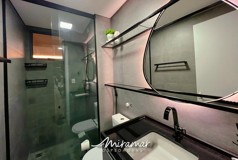Elegante Flat p/3 pessoas - Bessa - MH
