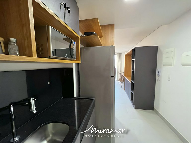 Flat c/ Varanda e Vista Piscina-Bessa - MH