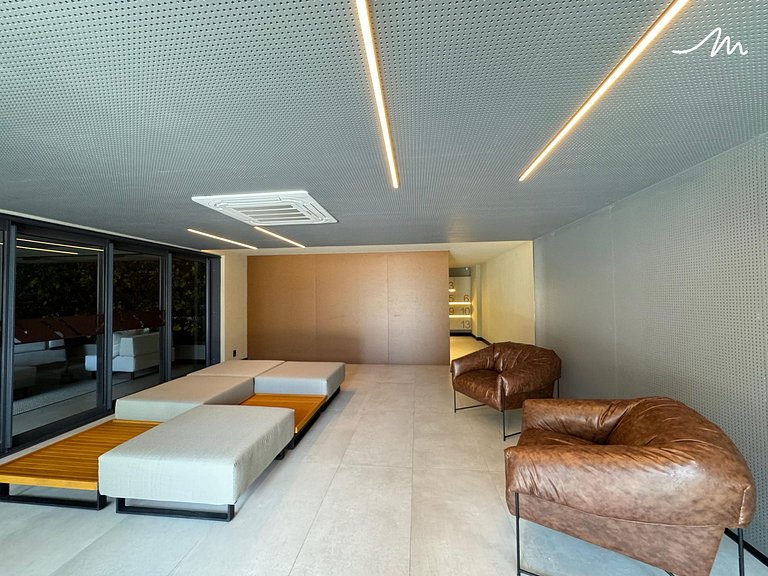 Maravilhoso Flat no Vert House Vista Piscina - MH