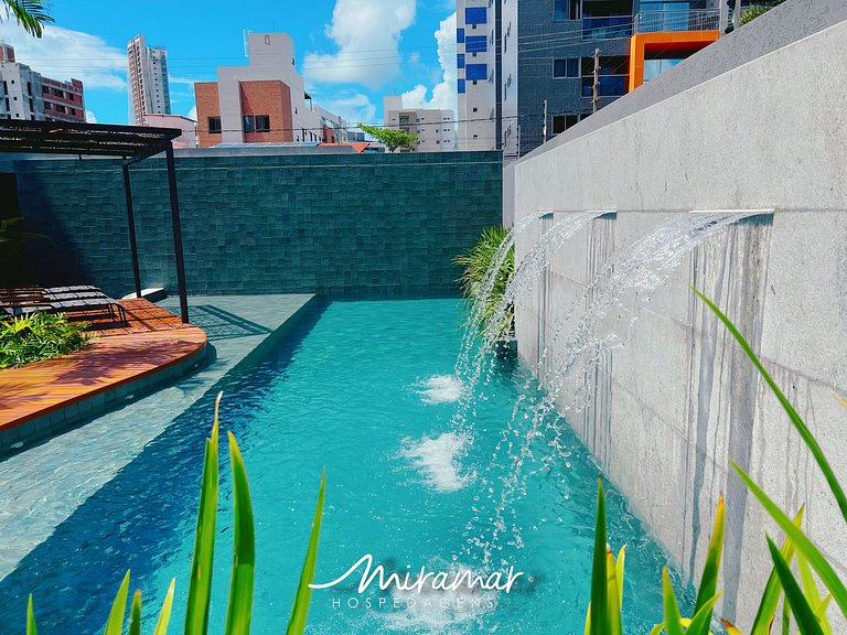 Maravilhoso Flat no Vert House Vista Piscina - MH