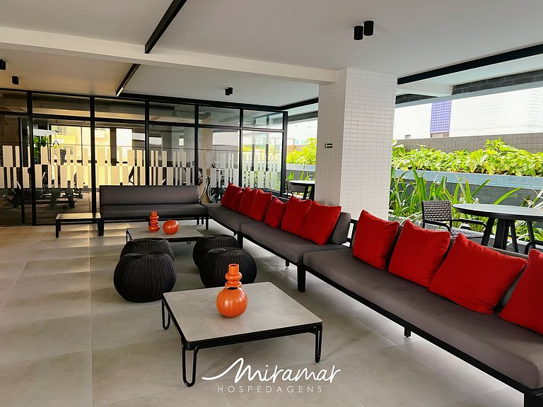 Flat incrível em Tambaú no Co-House