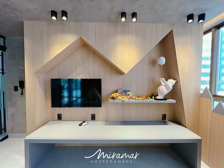 Flat c/ Varanda p/4 pessoas Tambaú-MH