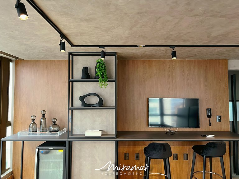 Flat c/ Varanda p/4 pessoas Tambaú-MH