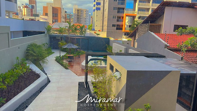 Agradável Flat no Vert p/ 4 pessoas - MH