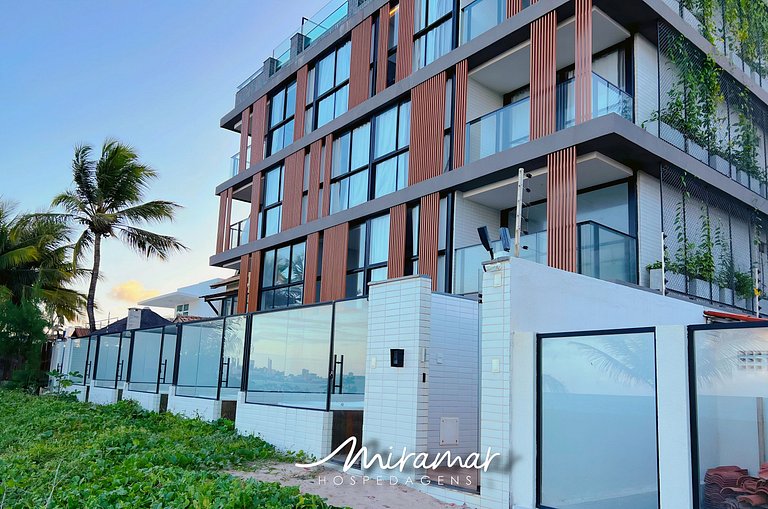 Flat com Vista-Mar da Janela -Miramar Hospedagens