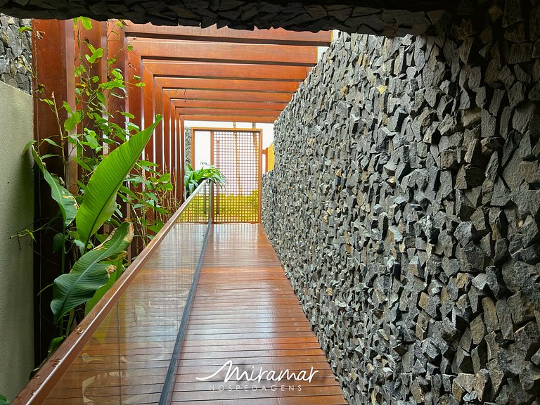 Flat c/ Terraço no Restinga- Miramar Hospedagens