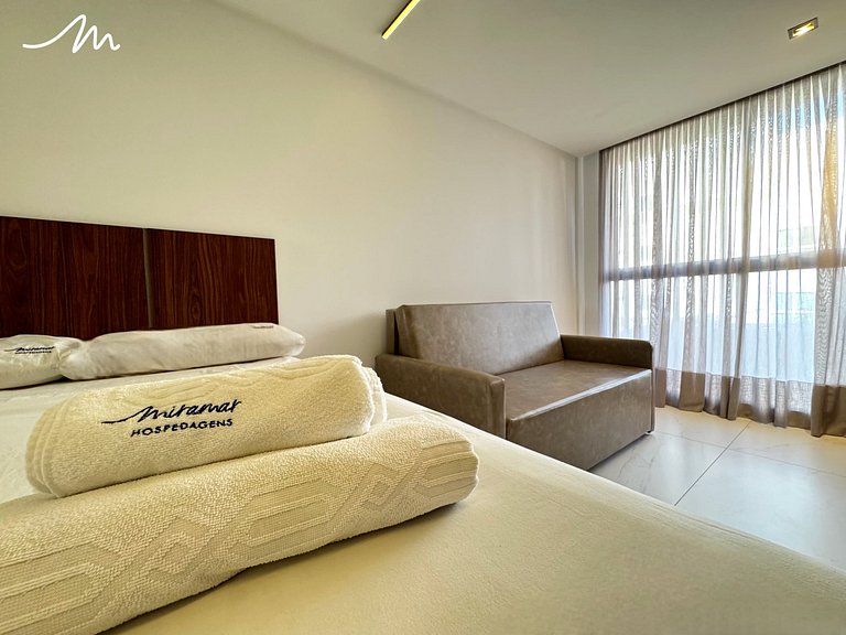 Sofisticado Flat no Unity - Miramar Hospedagens