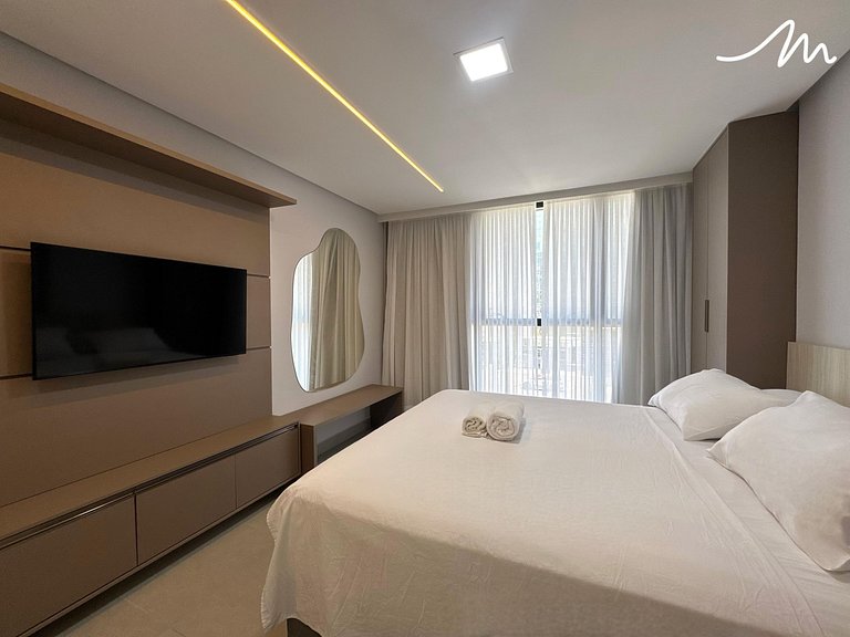 Flat no Way Tambaú p/ 3 pessoas