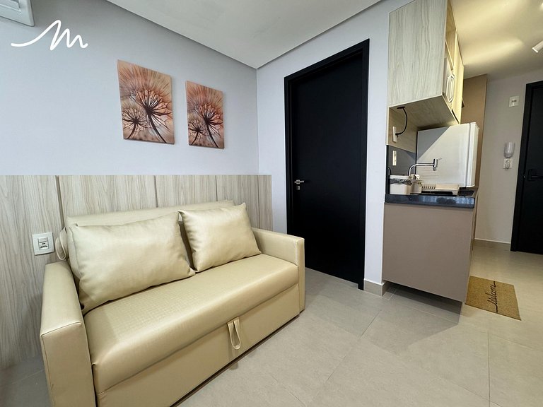 Flat no Way Tambaú p/ 3 pessoas