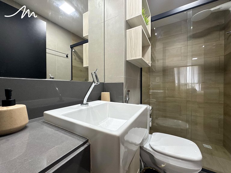 Flat no Way Tambaú p/ 3 pessoas