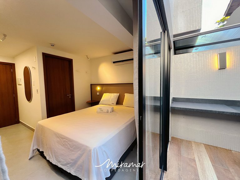 Flat c/ Terraço no Restinga- Miramar Hospedagens