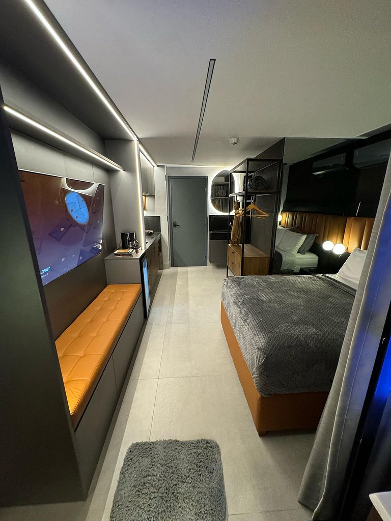 Flat a 50 Metros da praia no Get By Side