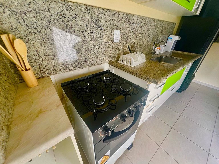 Apto aconchegante p/ 6 pessoas