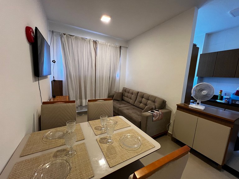 Apto de 2 quartos p/ 4 pessoas- Cabedelo